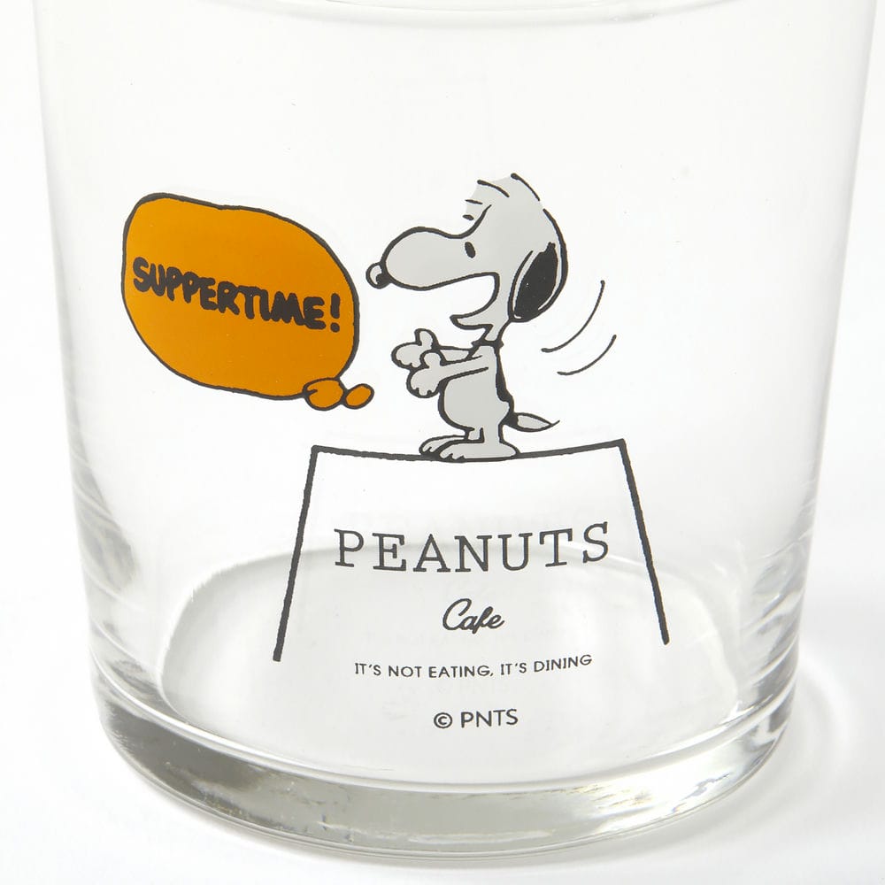 PEANUTS Cafe グラスウェア ショートグラス SUPPERTIME – PEANUTS Cafe