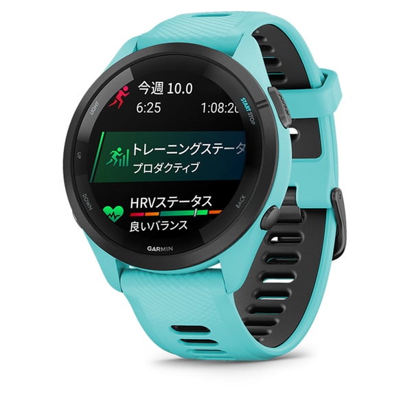 SALE】 GARMIN ガーミン Forerunner 265 Aqua Suica対応 010-02810-42