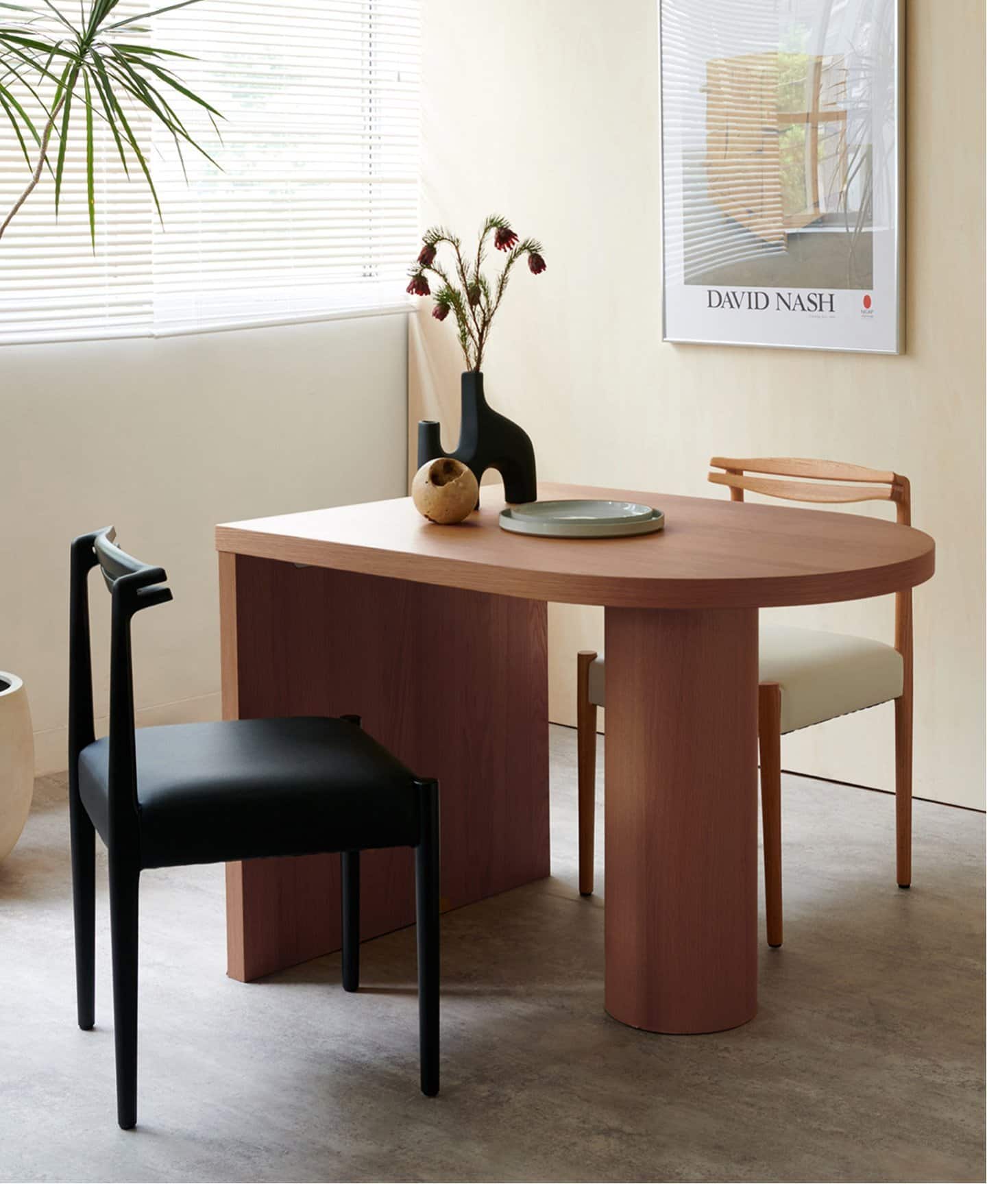 PORTO DINING TABLE SMALL brown ポルト ダイニングテーブル ブラウン