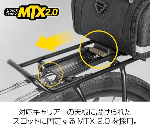TOPEAK ( トピーク ) リアバッグ・キャリアバッグ MTX トランクバッグ