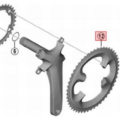 SHIMANO SMALL ( シマノ ) チェーンリング FC-R7000 アウター用