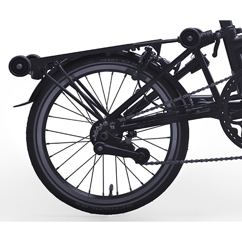 BROMPTON ( ブロンプトン ) 後ろキャリア RACK SET 4ROLLERS MUDGUARD