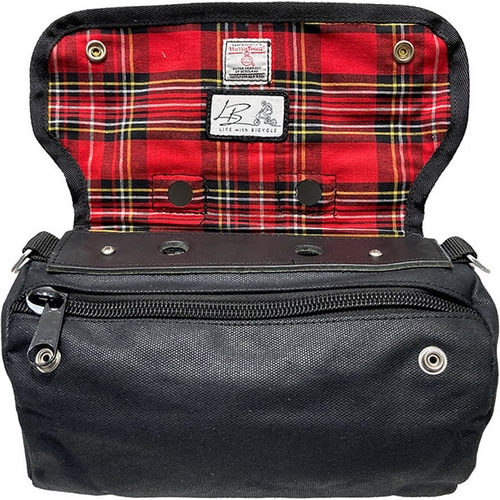 CARRADICE ( キャラダイス ) サドルバッグ ZIP ROLL HARRIS TWEED