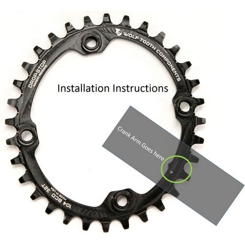 WOLFTOOTH ( ウルフトゥース ) チェーンリング 104 BCD CHAINRINGS