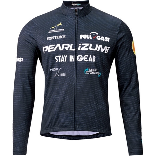 PEARL-IZUMI ( パールイズミ ) 長袖ジャージ 3455-BL プリント
