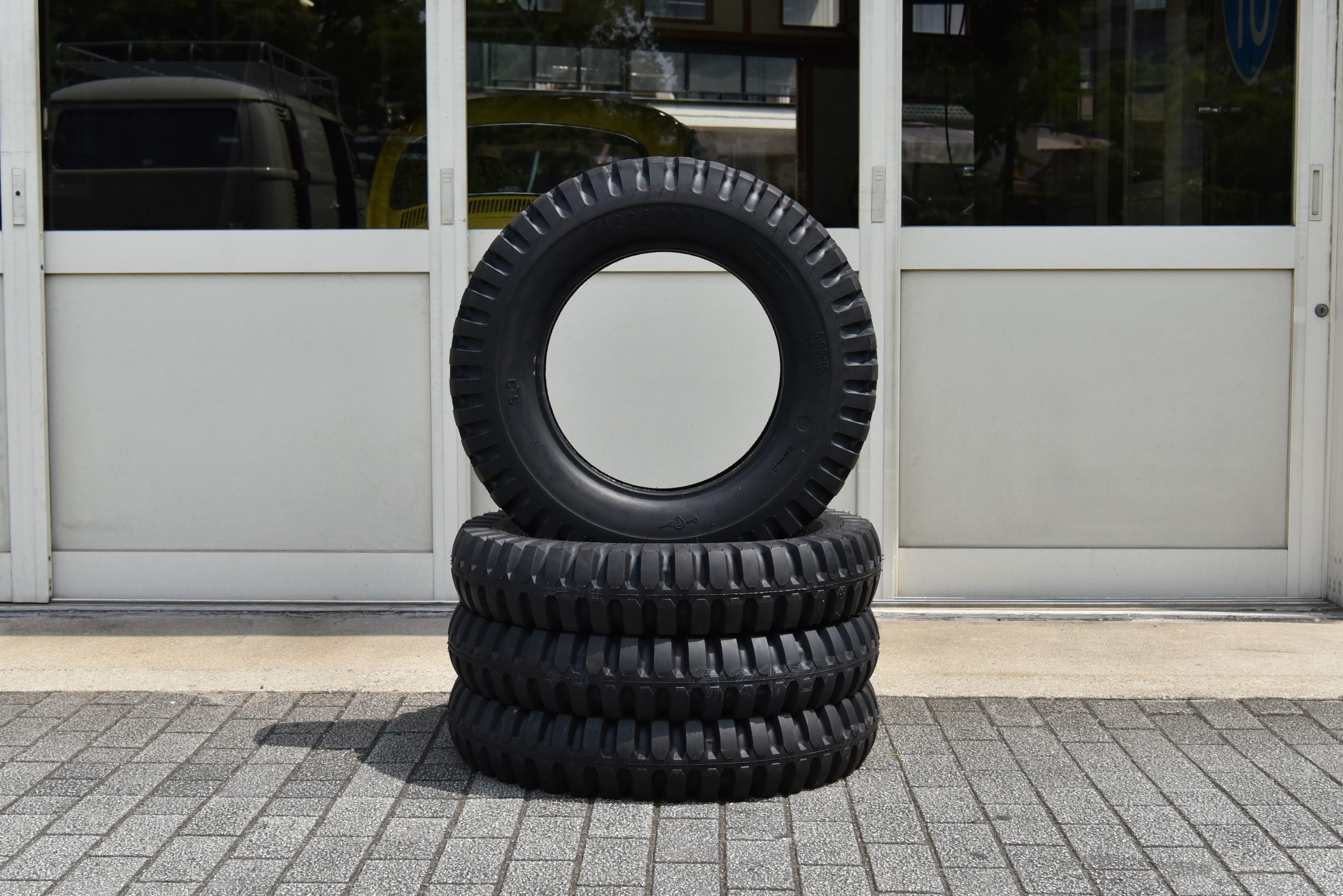 ファイアストン 700-16 6PLY ミリタリー タイヤ ゲタ山 新品 Firestone