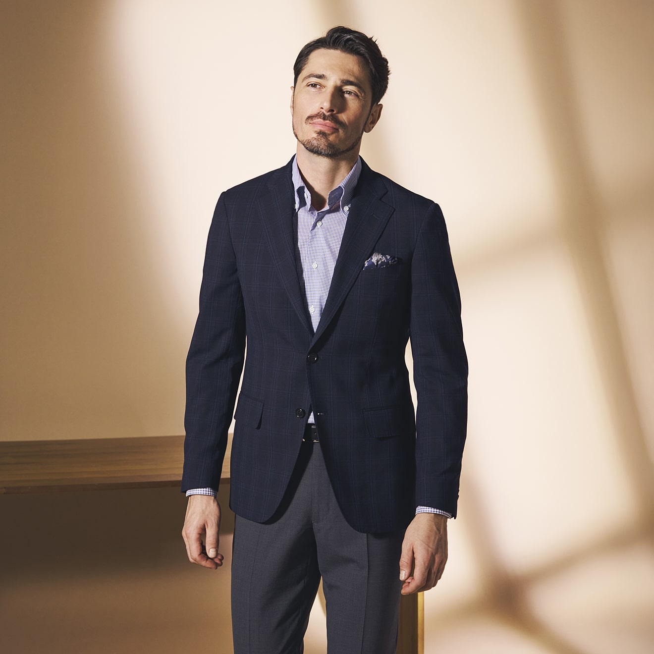 トラベラー / プラスパンツセット ネイビー チェック | ONLY ONLINE STORE