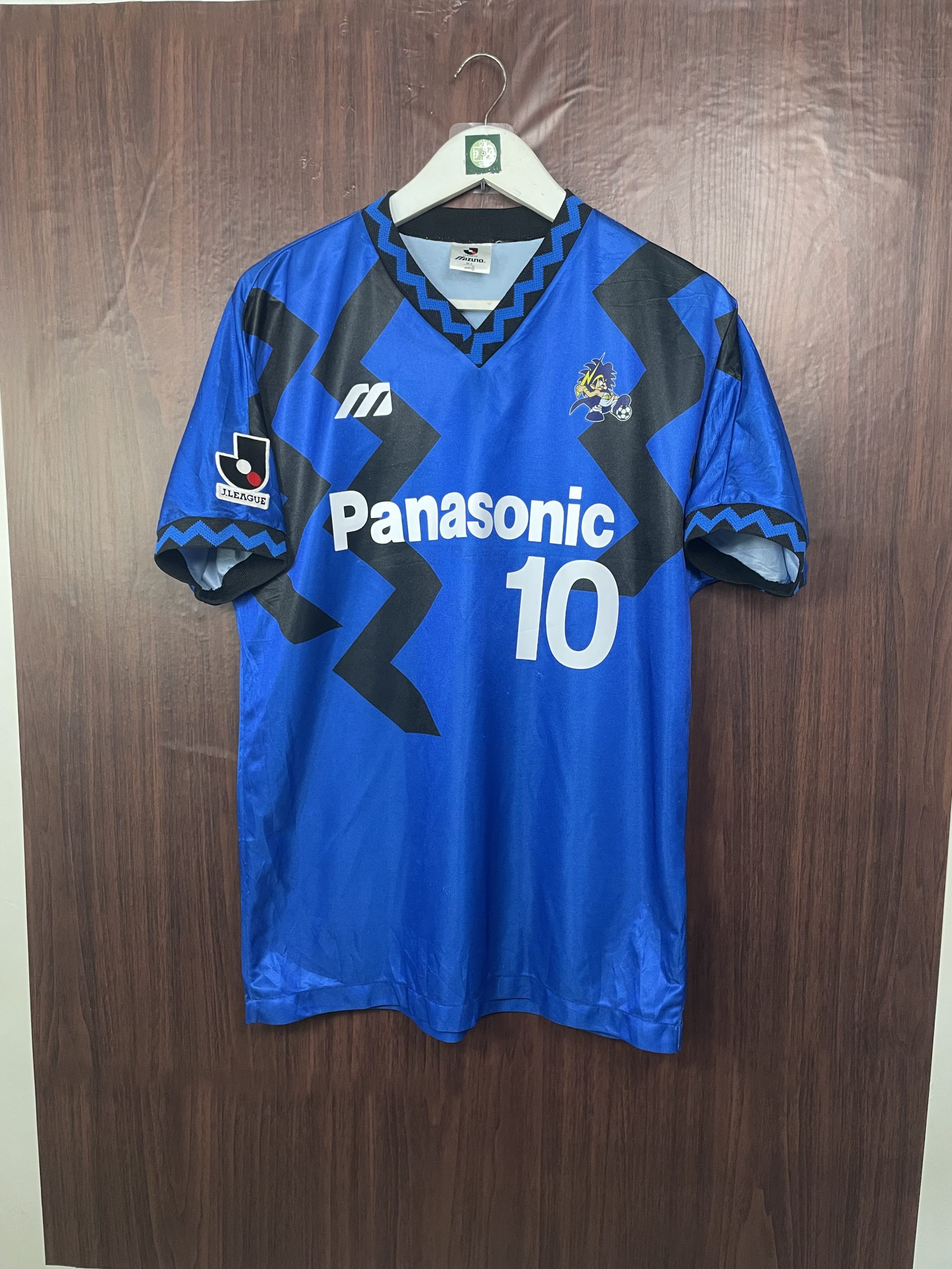 1993-94 Gamba Osaka Home Shirt #10 (Excellent) Size O (L) - Onside