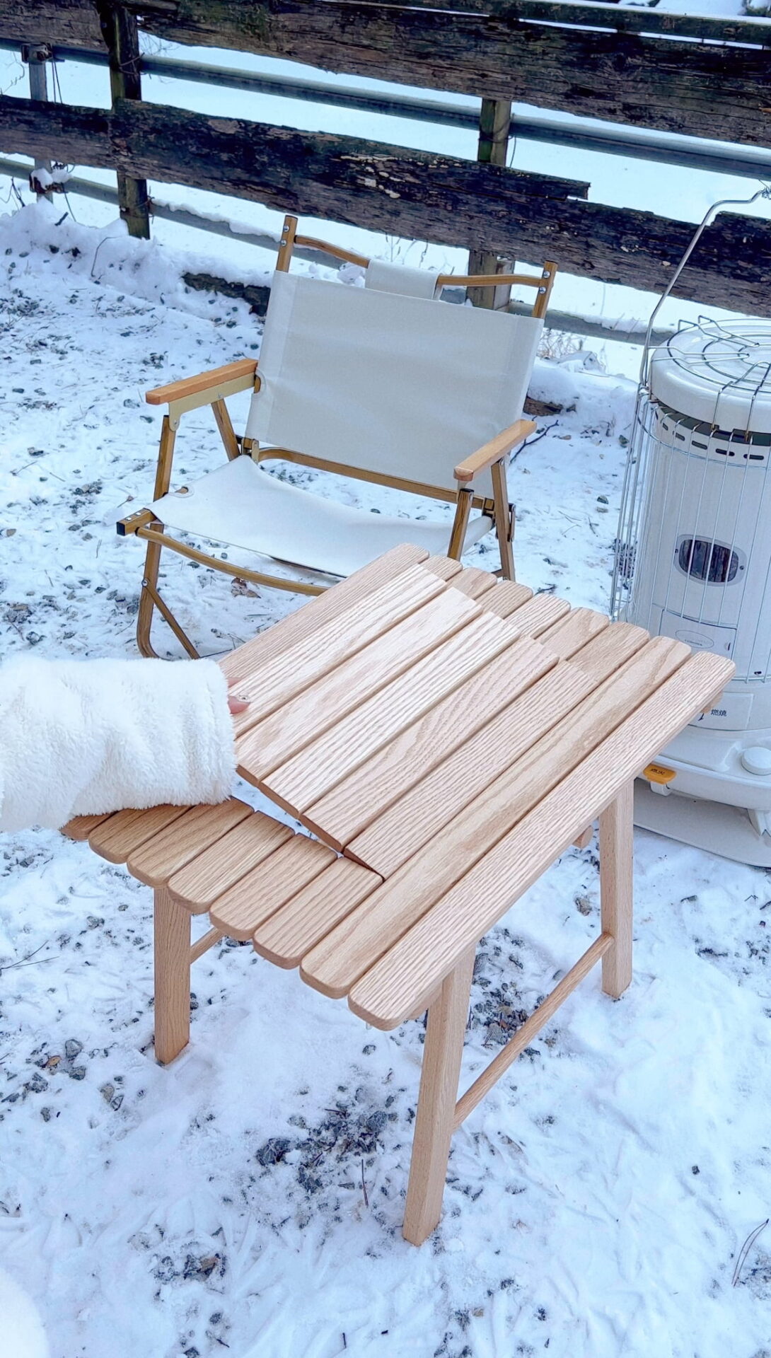 Wood LoveTable ウッドラブテーブル | ON:PING | 韓国発キャンプ