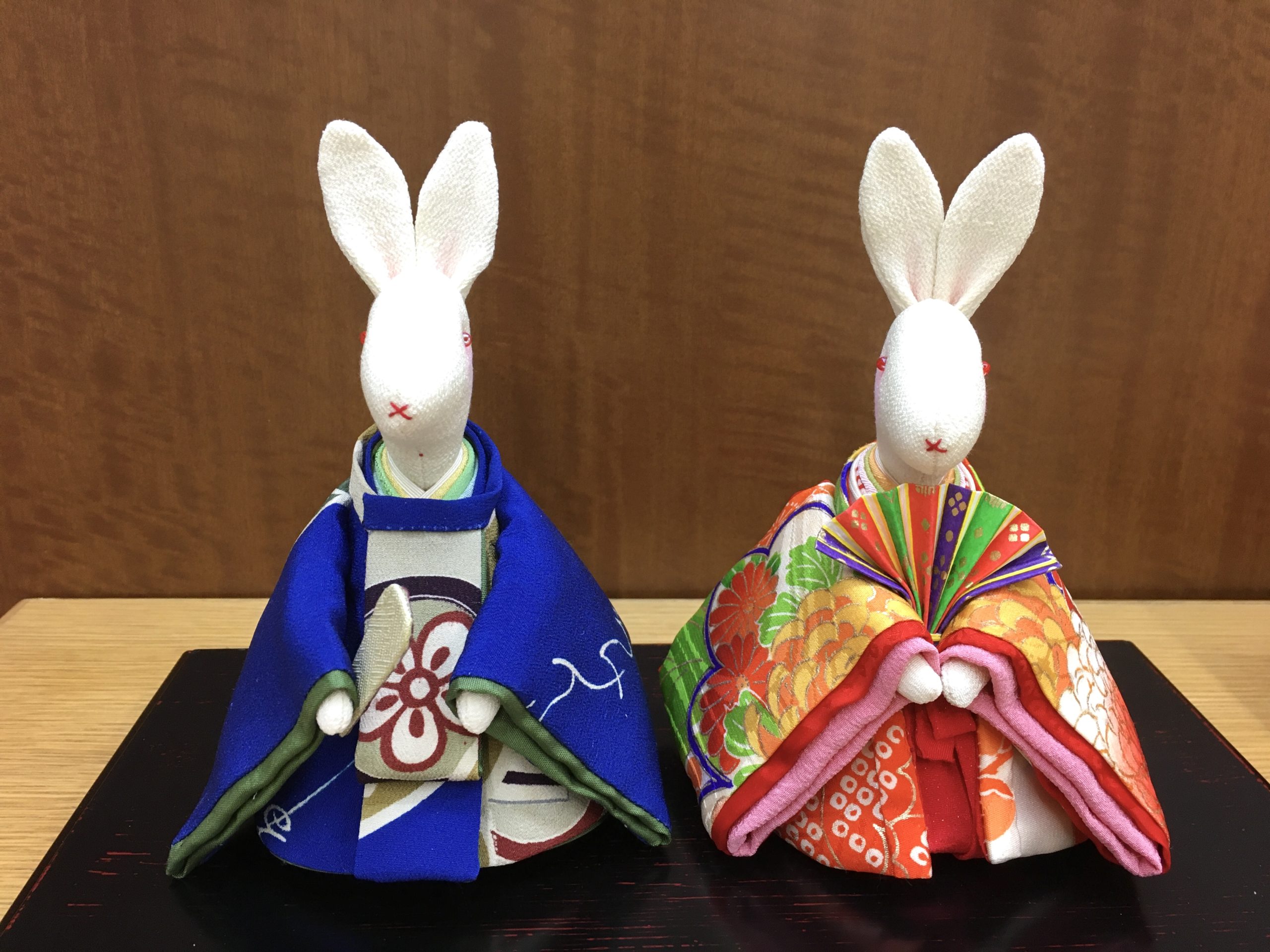 ちりめん細工 うさぎ雛 2022 | 花とおさいくものの森