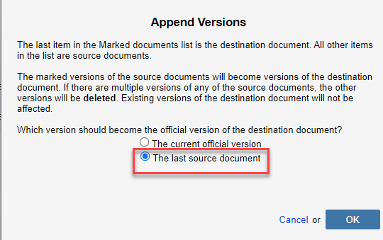 How to merge two separate documents into one document in