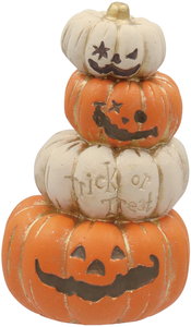 個人宅配送不可】ジャックオーランタンオブジェ4-OR: ハロウィン雑貨