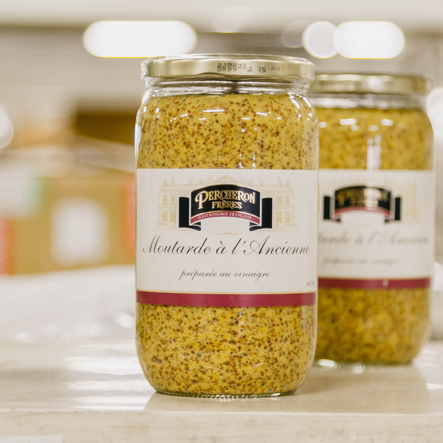 ペルシュロン 種入りマスタード 770g : アルカン / Charbonneaux