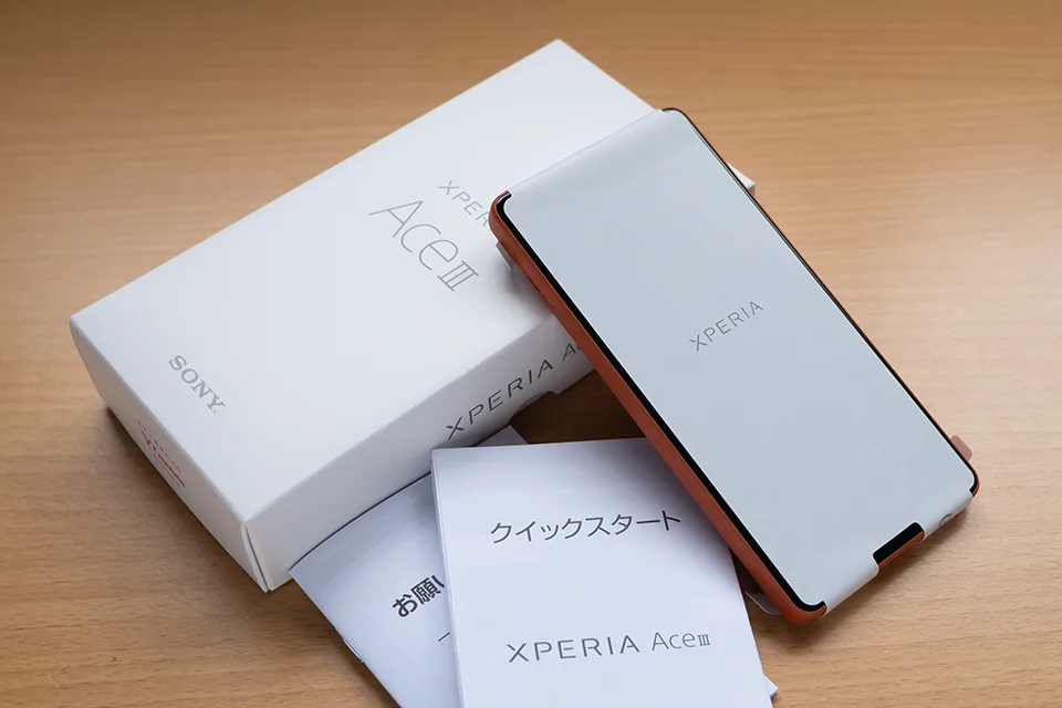 Xperia Ace III 購入！開封とファーストインプレッション：背面の質感