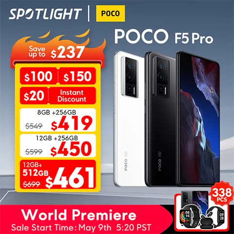 POCO F5 / POCO F5 Pro 発表！コスパに優れたフラッグシップがワールド