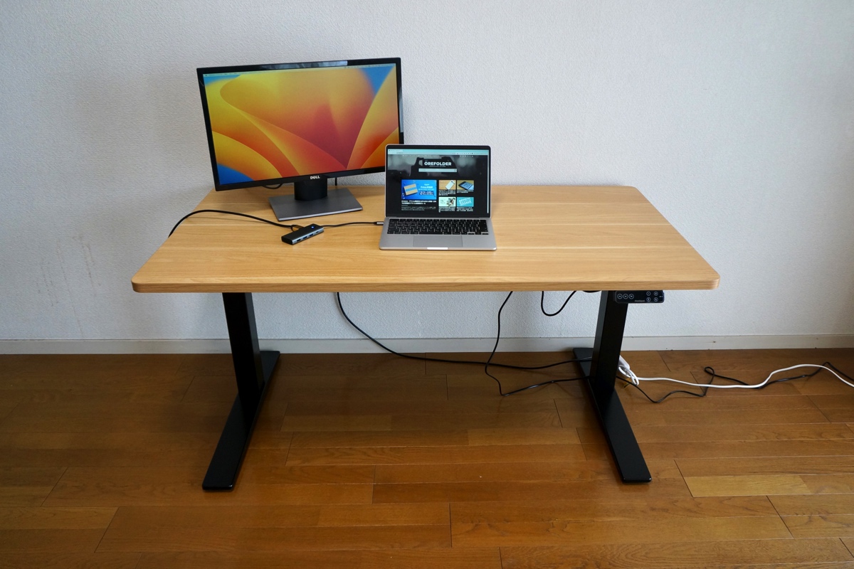 耐荷重160kgで安定感抜群な電動昇降式デスク「FlexiSpot E7H」：旧