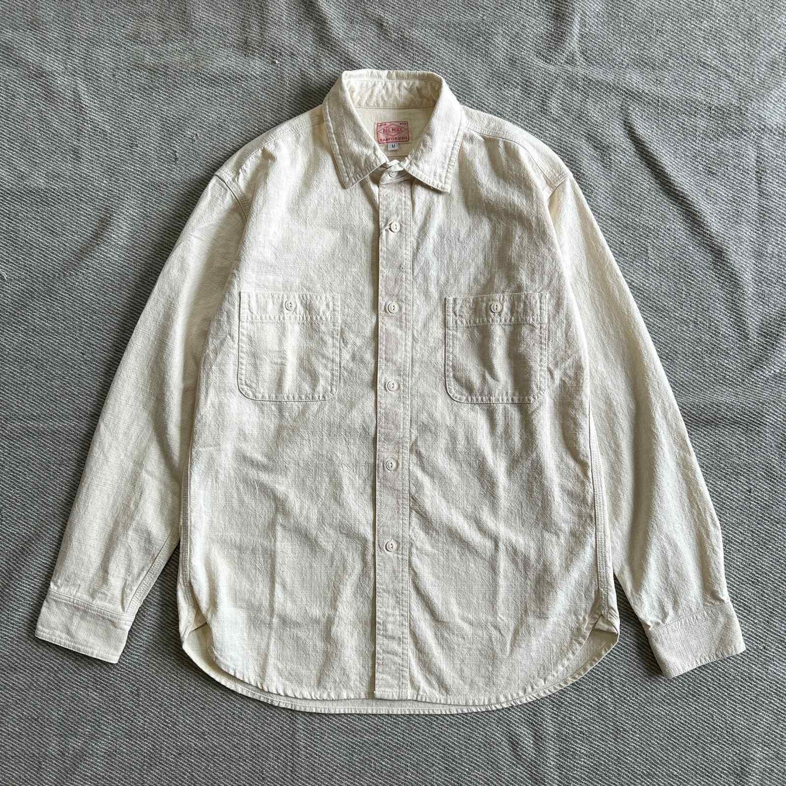 BIG MIKE/ビッグマイク】シャンブレー クラシック L/Sシャツ（3color）