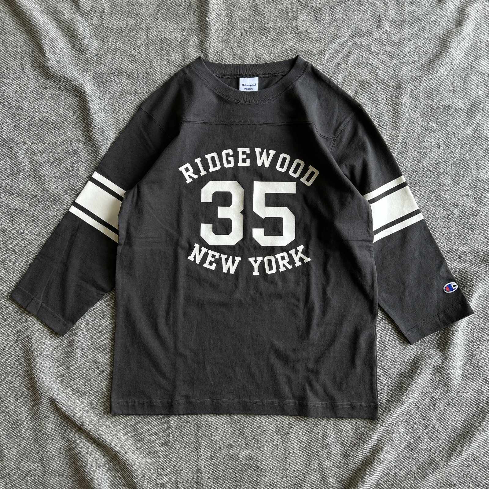 Champion/チャンピオン】フットボール 7分袖 Tシャツ（3color）