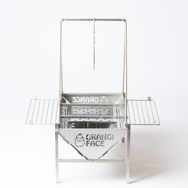 焚き火キッチン【ステンレス製】ラージ(4〜7人用) OF-01S フルセット