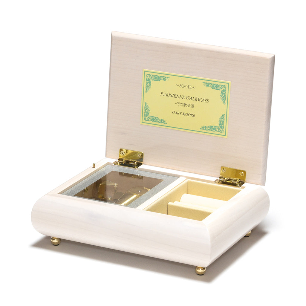 曲が選べる・誕生日に人気】30弁 ミーティス メープル ホワイト｜高級