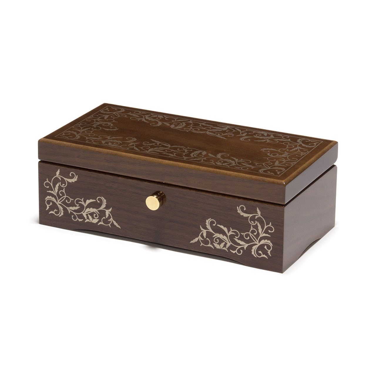 曲が選べる・誕生日に人気】50弁 鏡面仕上げ ウォールナット｜高級