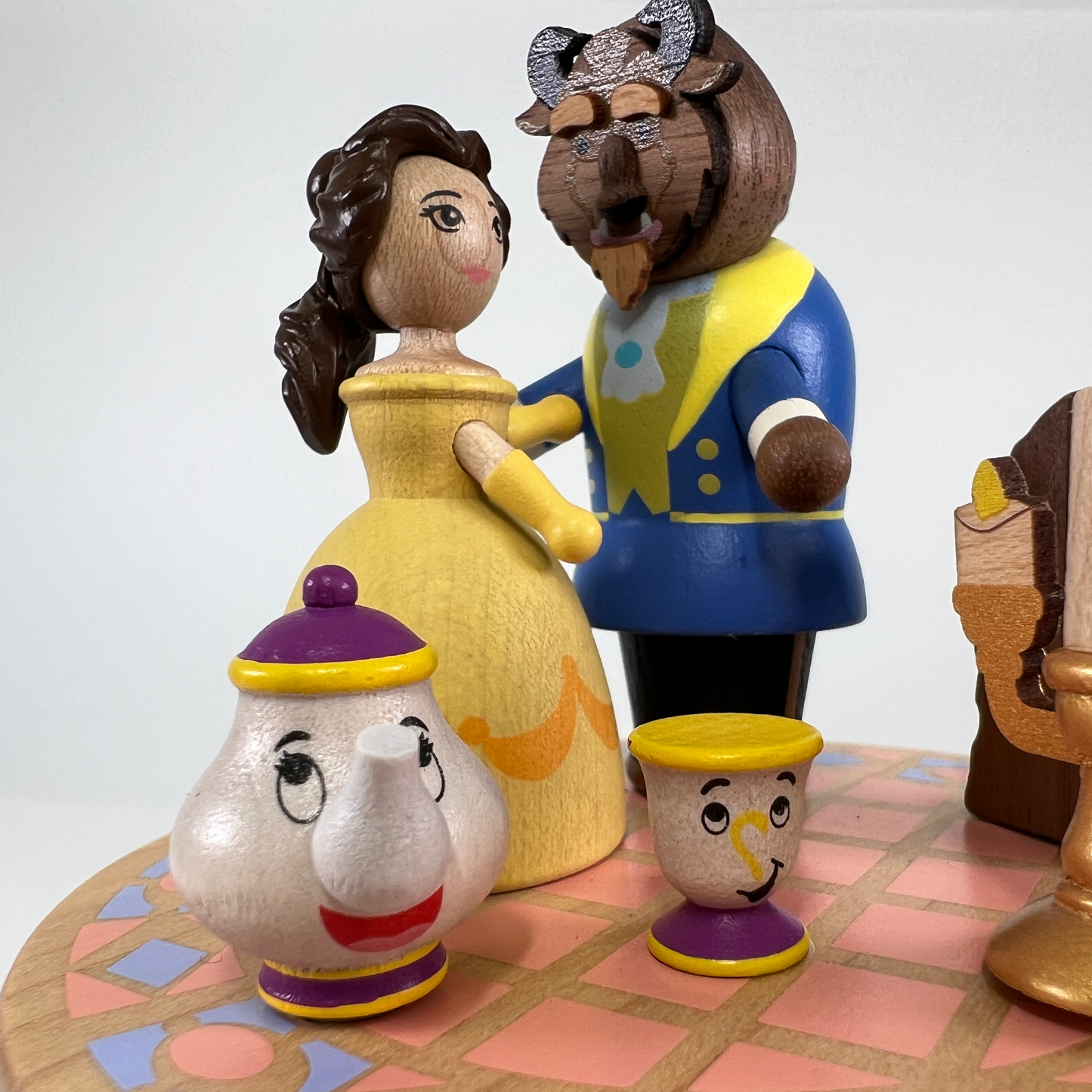 CD183S】ディズニー木製からくりオルゴール 美女と野獣 – オルゴール