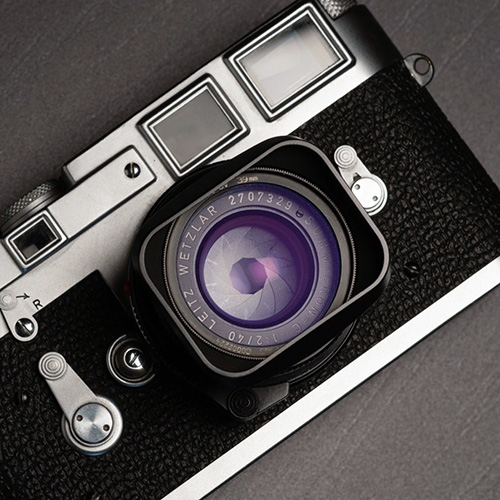 SQUAREHOOD｜スクエアフード｜Leica Summicron C 40mm F2.0専用 アルミ