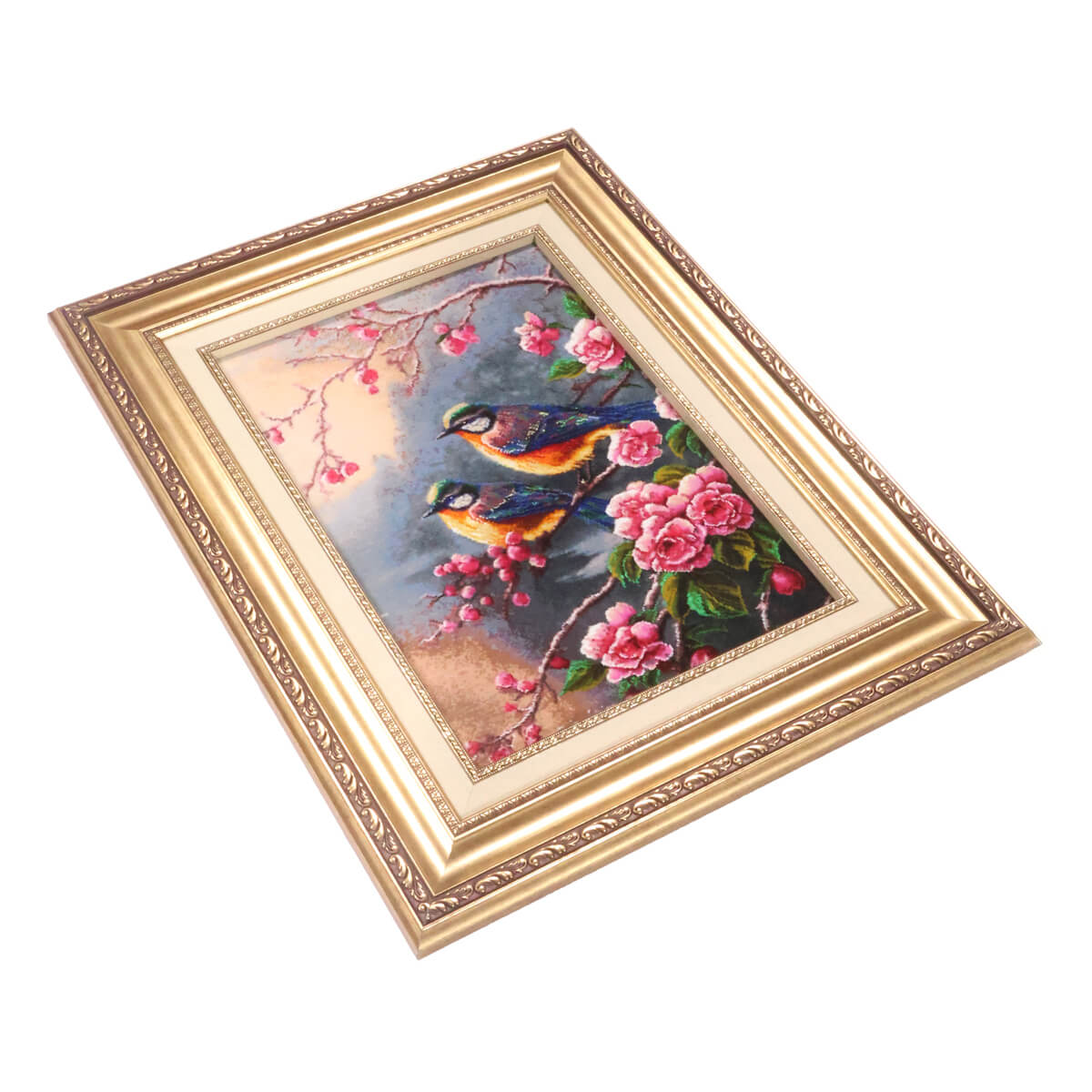 ペルシャ絨毯 タブリーズ産 絵画絨毯 77×60cm（FP-70271） – ギャッベ