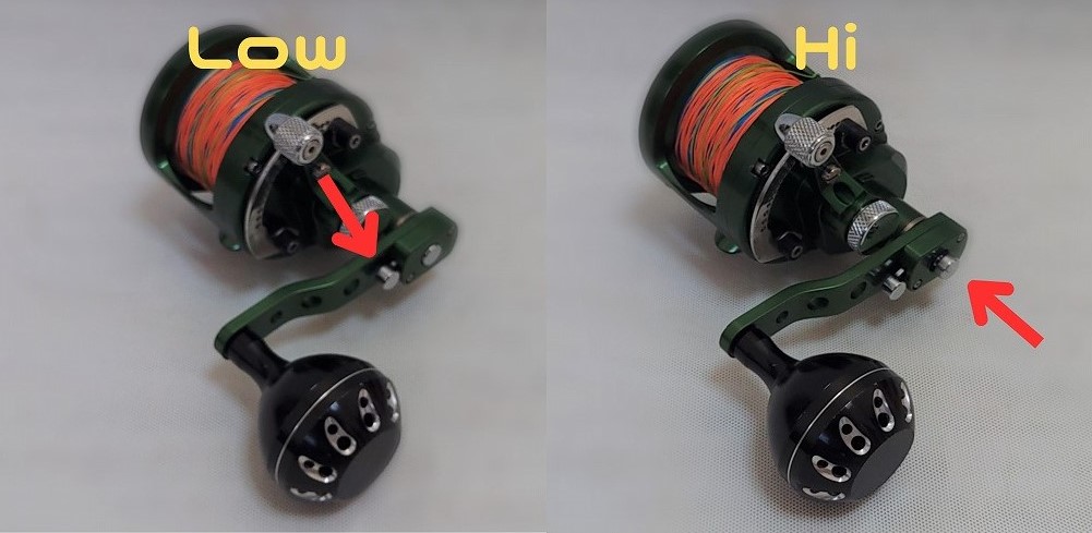 アベット レバードラグリール、2スピードモデルの使い方、構造