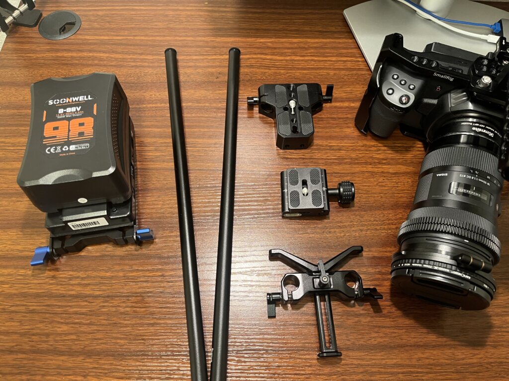 第5回 BMPCC4Kのリグ制作記録。〜業務用Vバッテリー装着編〜（SOONWELL