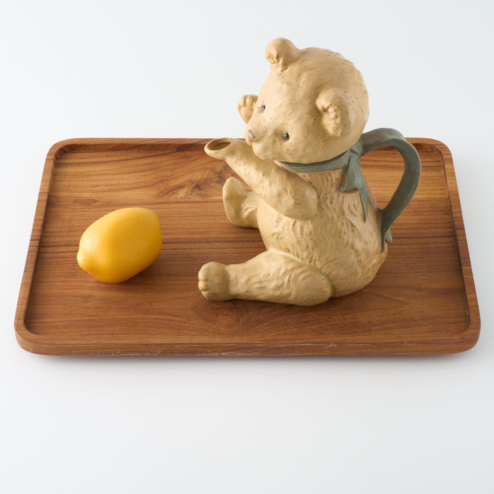 かしわ窯 ポット A bear ¥11,000 大人の焼き物