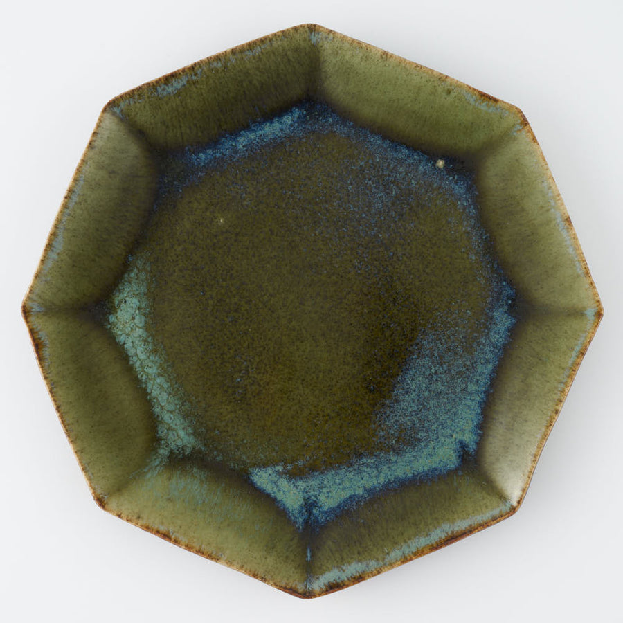 作家 村澤享 青銅釉八角皿 ¥2,530 大人の焼き物