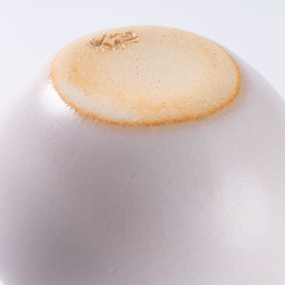 萩焼 天龍窯 ミニ玉花瓶 ホワイト ¥1,100 大人の焼き物