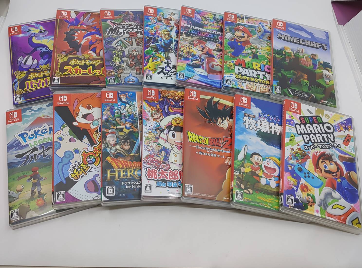 ポケモン、マリパ、マインクラフト、桃鉄等Switchソフト多数入荷です