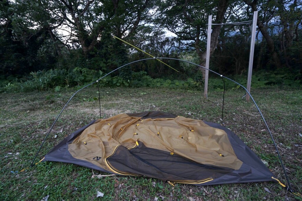 Review：NEMO ダガーストーム2P ドーム型なのに室内が広い！抜群の居住