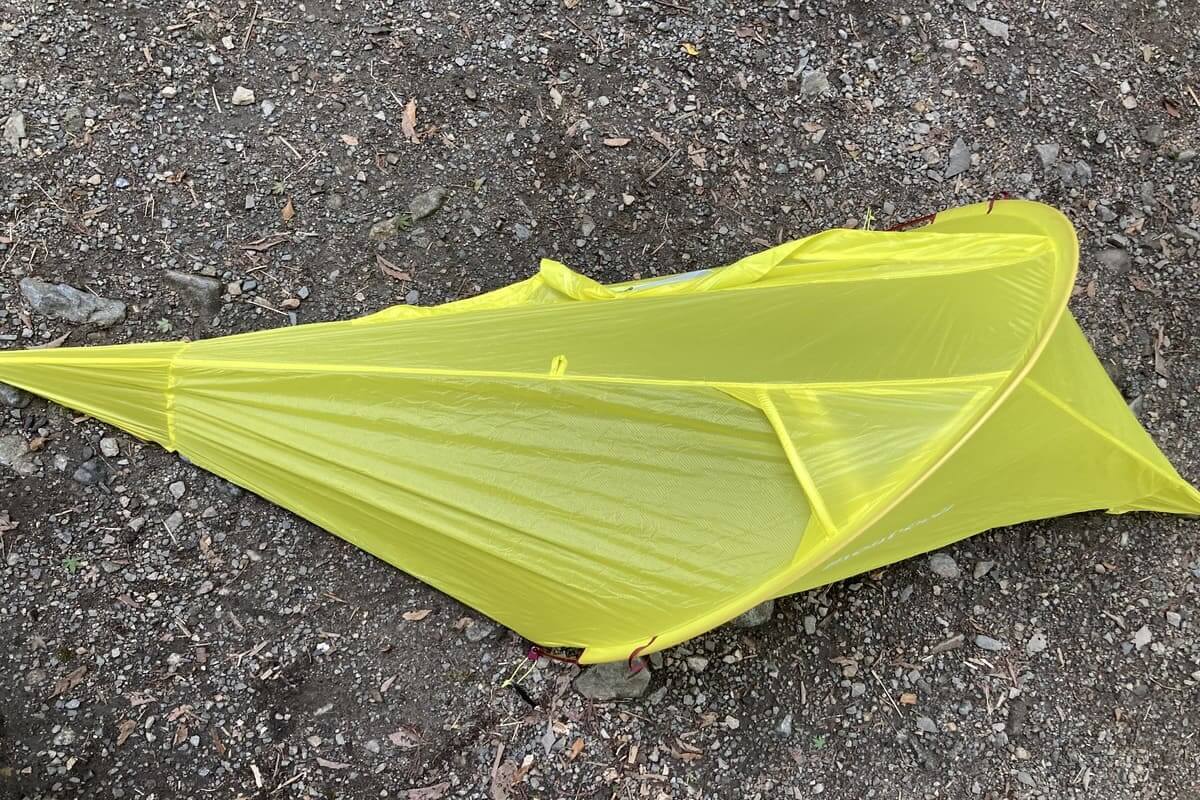 忖度なしの自腹レビュー】モンベル U.L.モノフレームシェルター