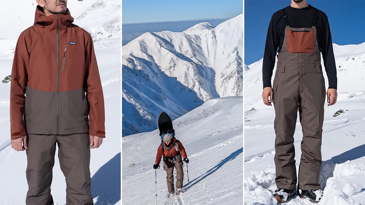 パタゴニア「パウダー・タウン・ジャケット＆ビブ」レビュー：バック