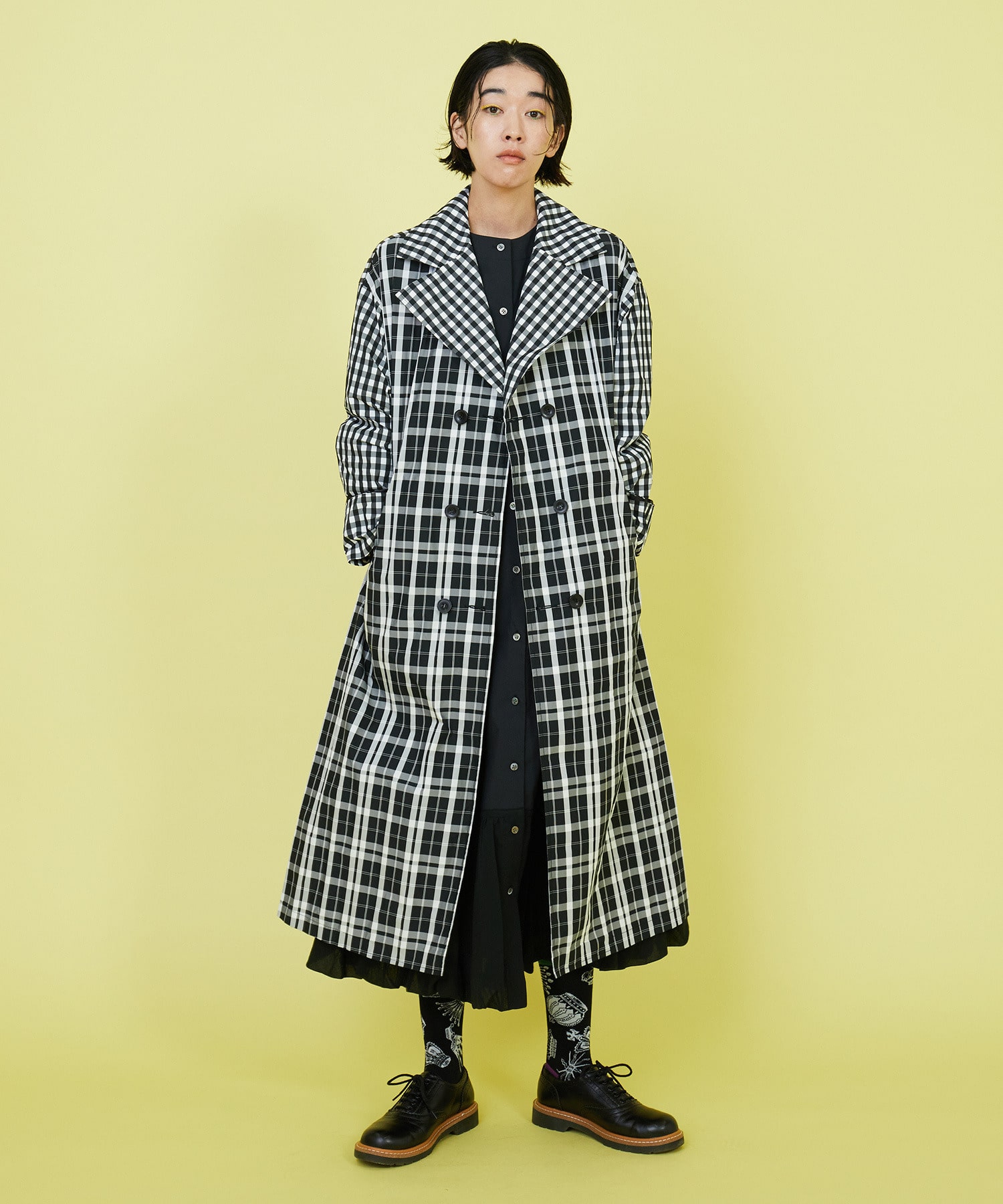 メモリーチェック コート】｜【FRAPBOIS(フラボア)】｜BIGI OUTLET