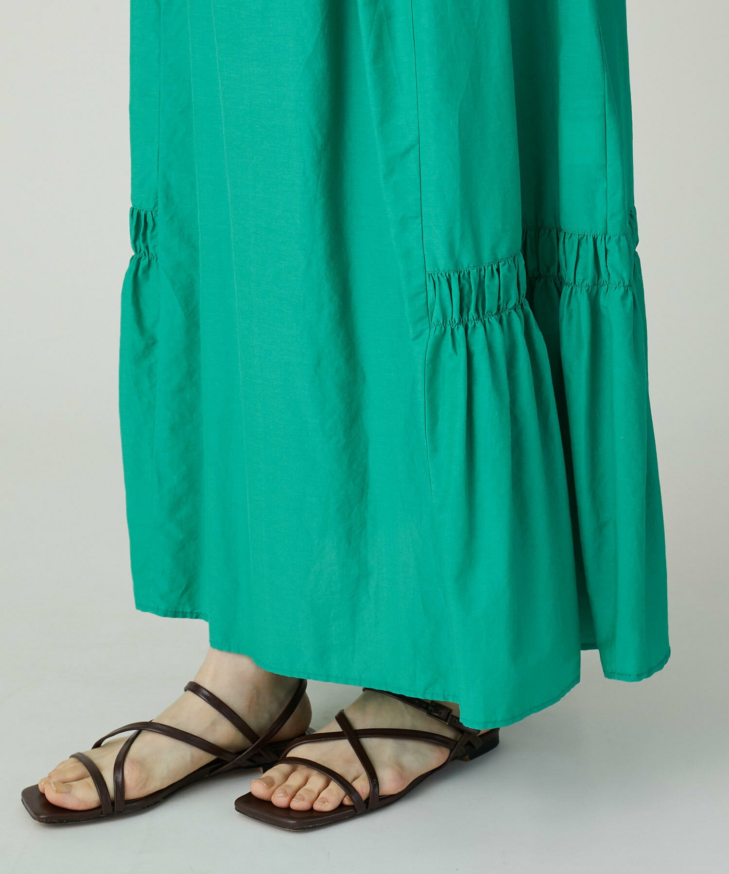 綿シルクタイプライタースカート】｜【ADIEU TRISTESSE(アデュー