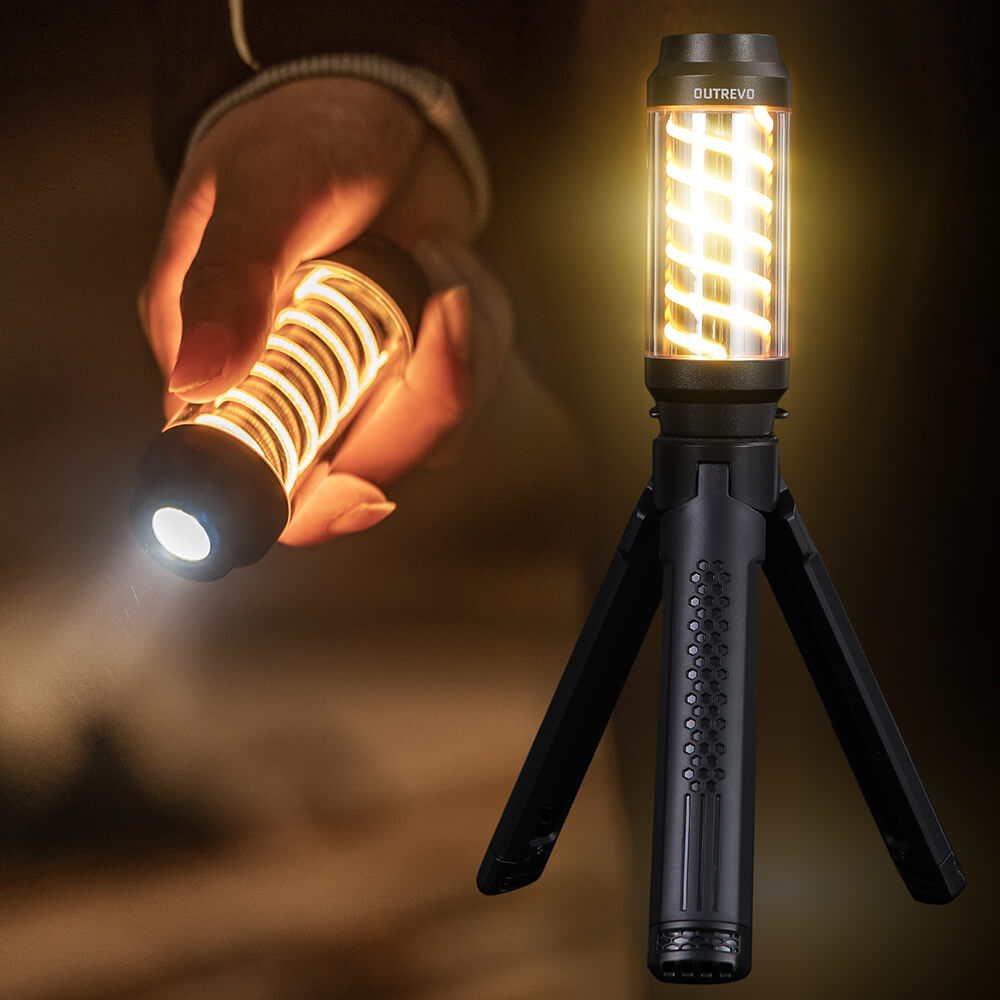 万能ミニランタン - わずか76g、IPX6防水、小さくてもパワフル7つの