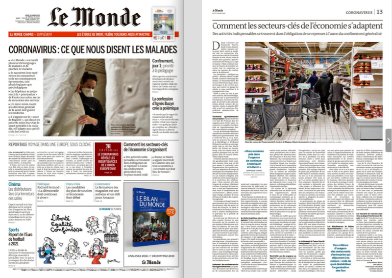 新型コロナウイルス、フランス経済にも大打撃。 - OVNI| オヴニー