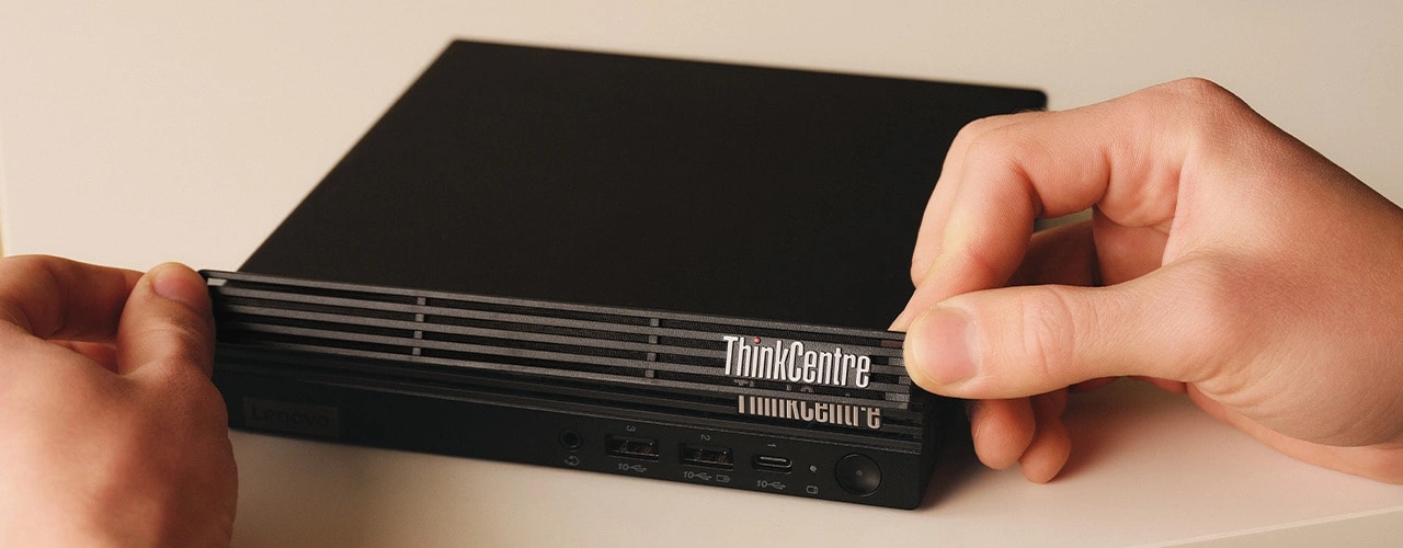 ThinkCentre M75q Tiny Gen 5(AMD) | コンパクトな筐体にデスクトップ