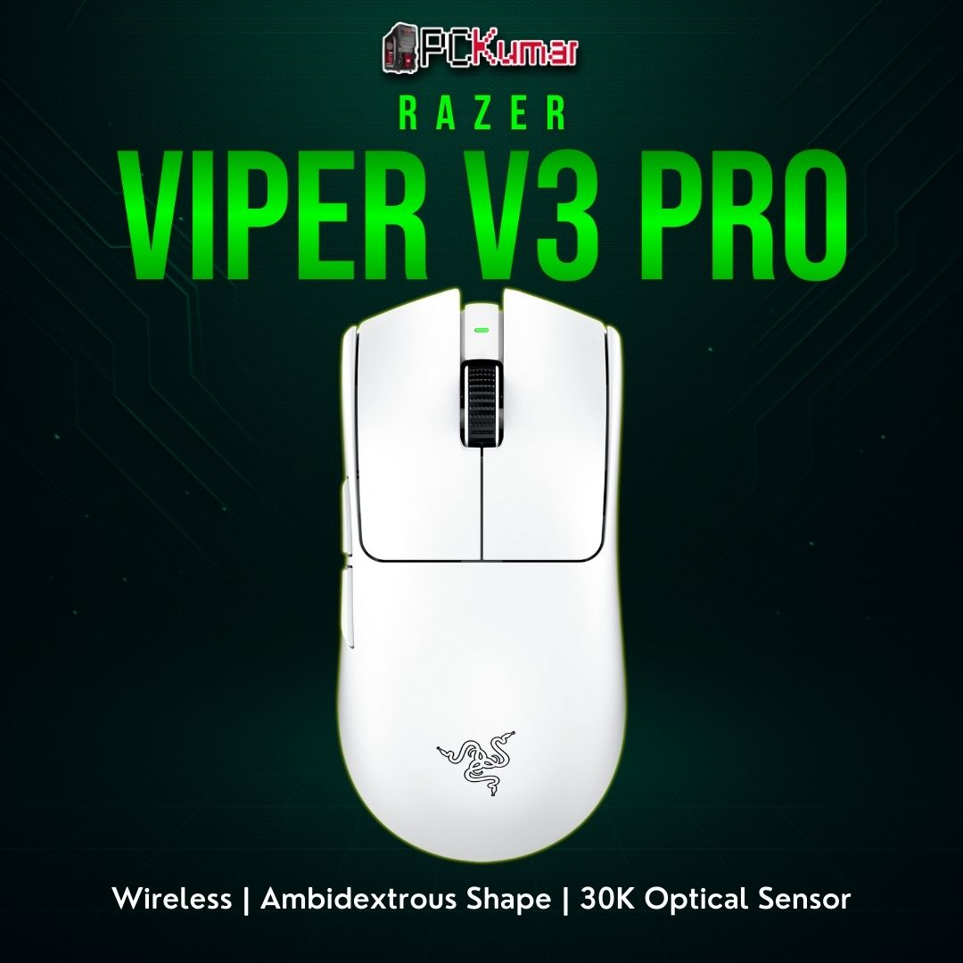 Razer Viper V3 Pro (White Edition) - PCKumar Infotech