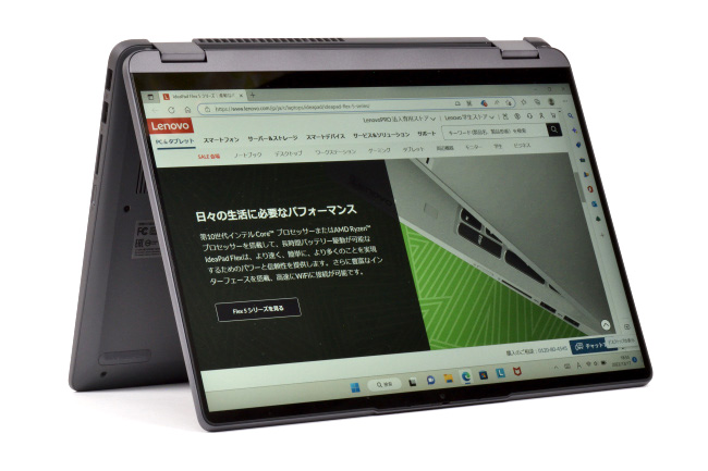 レノボ IdeaPad Flex 570 (14型 AMD) レビュー：実用性にすぐれた