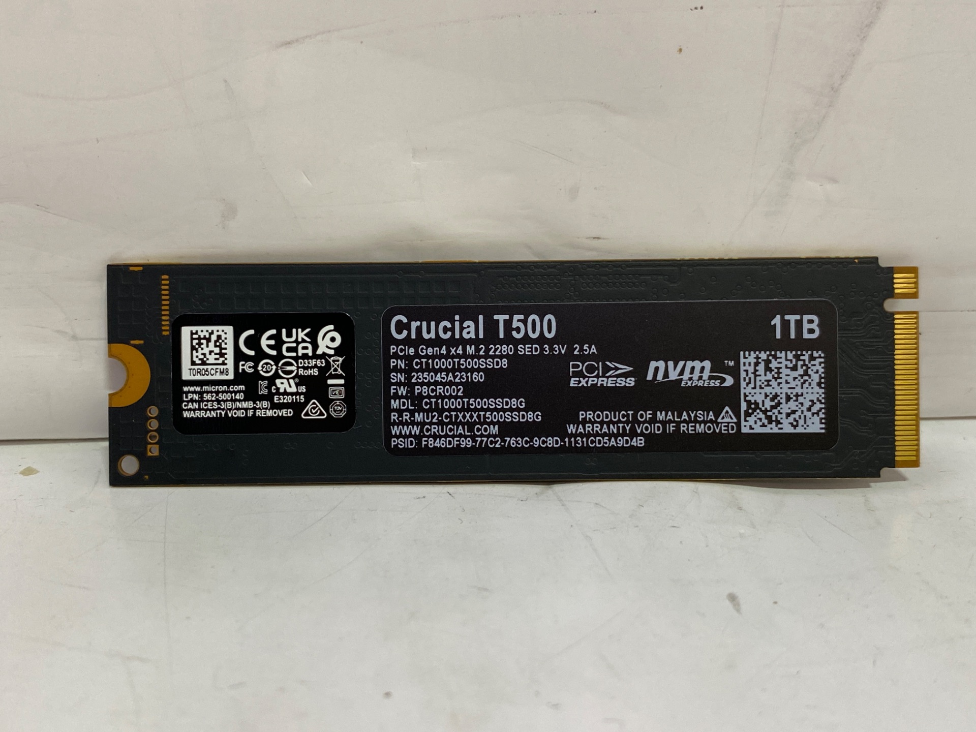 crucial T500 CT1000T500SSD8JP (SSD 1.0TB)の激安通販(詳細情報