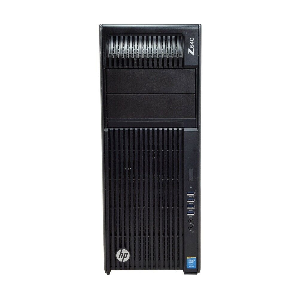 HP Z640 Workstation 24-Core 2.60GHz E5-2690 v3 128GB RAM 1TB HDD