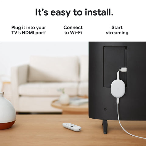 Google Chromecast with Google TV (4K)- Streaming Stick