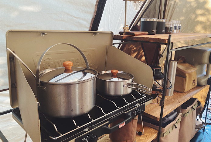 ファミリーキャンプにはユニフレームのクッカーセットがおすすめ