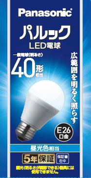 概要 LED電球 4.2W（昼光色相当） LDA4DGK4 | LED電球・蛍光灯 | Panasonic