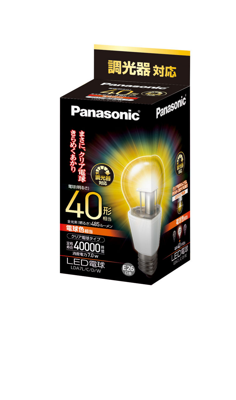 概要 LED電球 7.0W(電球色相当) LDA7LCDW | LED電球・蛍光灯 | Panasonic